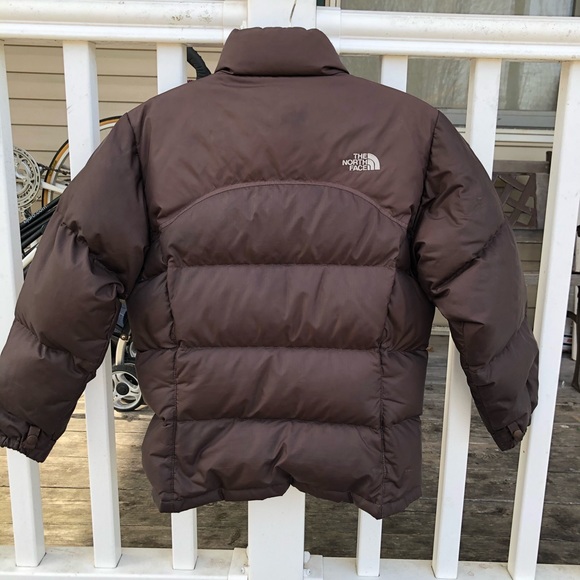 Puffer Down Girls Brown Coat 